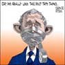 Aislin cartoon February 15, 2003. Duct tape becomes a best-selling security item in the U.S. (George Bush)