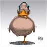 Aislin cartoon September 17, 2003.  Jean Chretien as a lame duck Prime Minister.