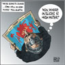 Aislin cartoon March 19, 2004.  Prime Minister Paul Martin is determined to navigate past Chretien-era scandals. 