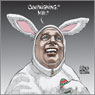 Aislin cartoon April 8, 2004.  Federal election campaigning begins.