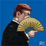 Aislin cartoon June 17, 2004.  New conservative leader Stephen Harper.