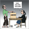 Aislin cartoon June 29, 2004.  Canadians vote in Federal election.