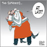 Aislin cartoon December 10, 2004. Supreme Court legalizes same-sex marriage.