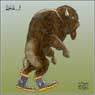 Aislin Cartoon July 30, 2005. Sasquatch hair found in Yukon turns out to be more bison than bigfoot. 