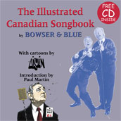 Aislin book cover, 'The Illustrated Canadian Songbook'.