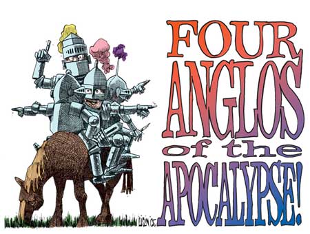 Political cartoonist Terry Mosher stars in Four Anglos of the Apocalypse